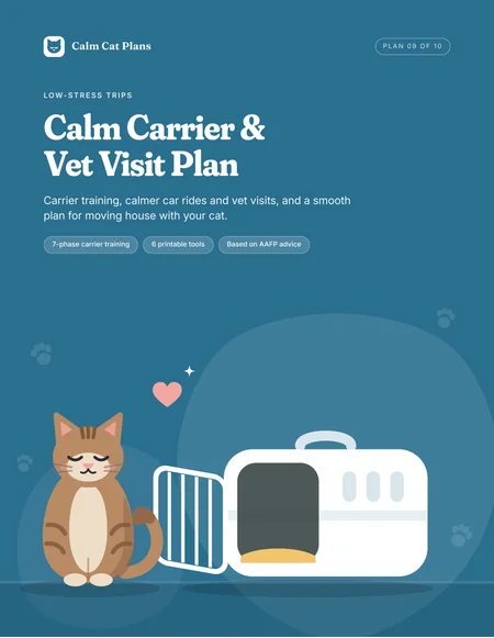 Cover of The Calm Carrier & Vet Visit Plan