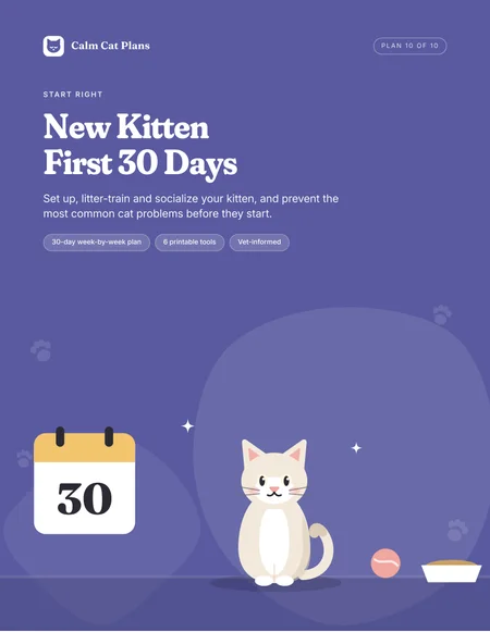 Cover of The New Kitten First 30 Days Plan